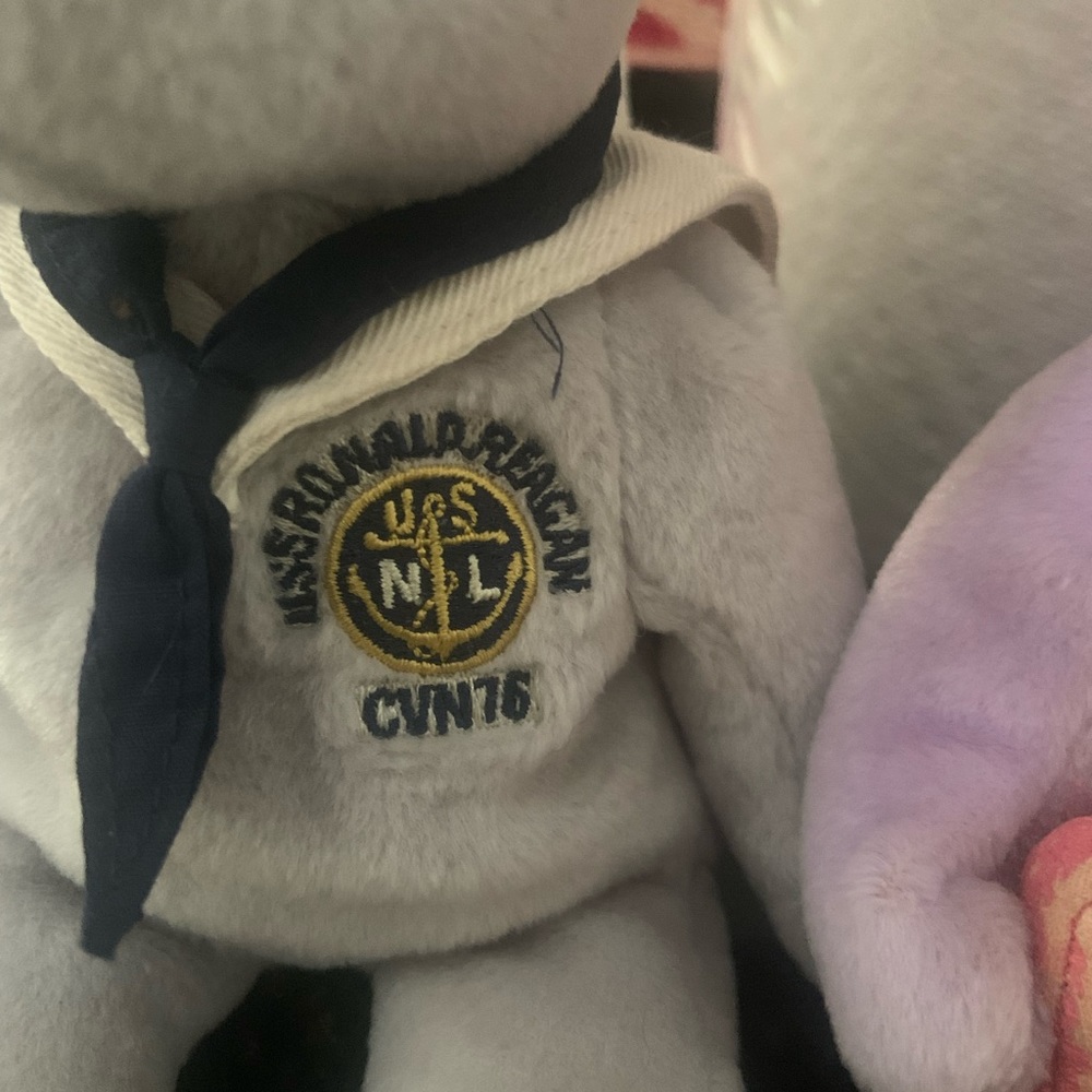 Beanie baby bears.